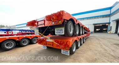 4 Axle Low Bed Truck will be Shipped to Puerto Plata Dominican