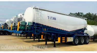 3 Axle Dry Bulk Cement Tanker Trailer will be Shipped to Rio Haina Dominican Republic