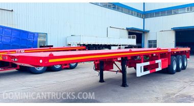 40 Ft Flatbed Trailer will be Sent to Dominican