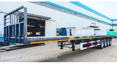 4 Axle Flatbed Trailer will be Shipped to Dominican
