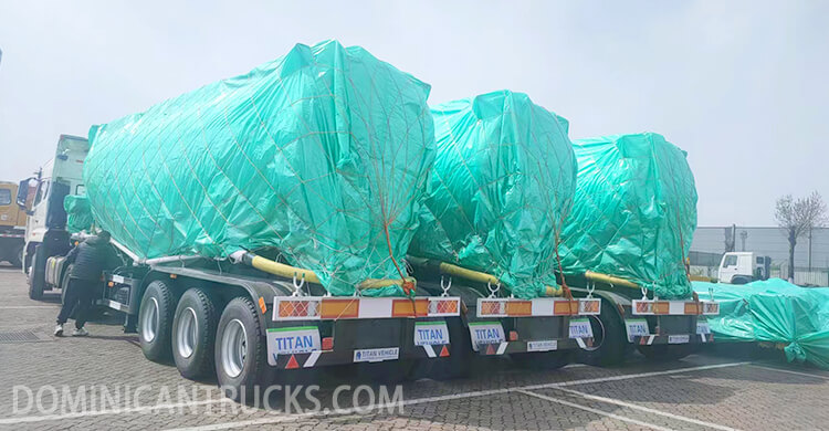 40 Cbm Bulk Cement Trailer - Cement Bulker will be shipped to Dominican Republic