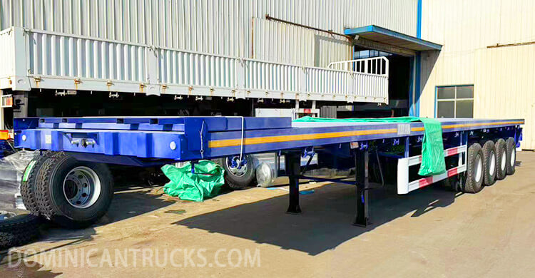 Flatbed Semi Trailer | Semi Truck Flatbed Trailer for Sale in Barahona Dominican