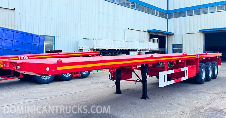 40 Ft Flatbed Trailer for Sale in the Republic of Dominican