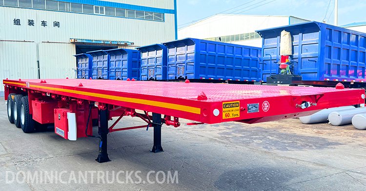 40 Ft Flatbed Trailer for Sale in the Republic of Dominican