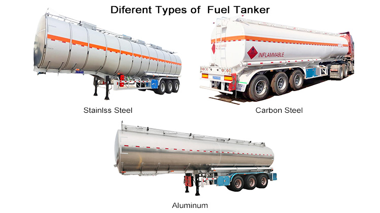 Diesel Fuel Gasoline Petrol Semi Tanker Trailer for Sale Price in Dominican