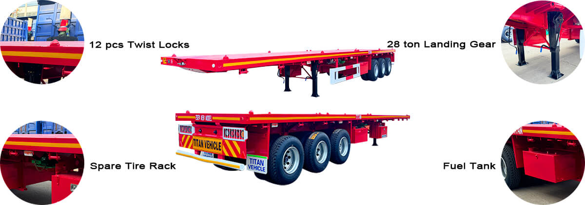 flat bed trailer for sale in the Republic of Dominican