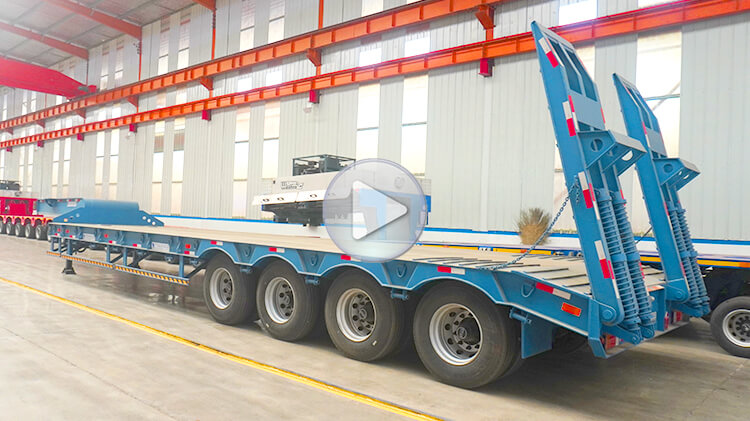 4 Axle Semi Low Bed Trailer for Sale in Dominican