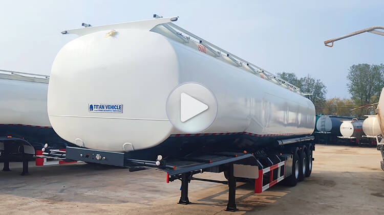 45000 Liters Diesel Tanker Trailer for Sale in Dominican