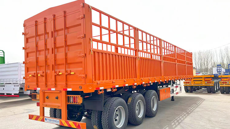 3 Axle 60 Ton Fence Trailer for Sale in Dominican