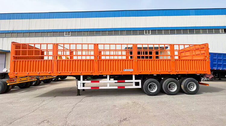 3 Axle 60 Ton Fence Trailer for Sale in Dominican