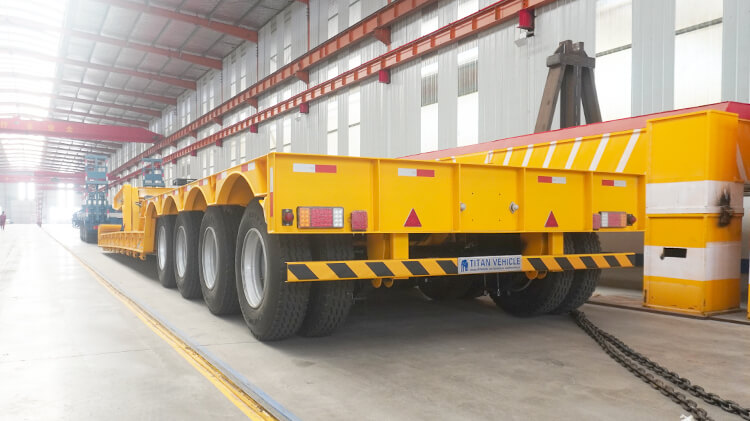 4 Axle Lowboy Equipment Trailer - 100 Ton Lowboy for Sale in Dominican