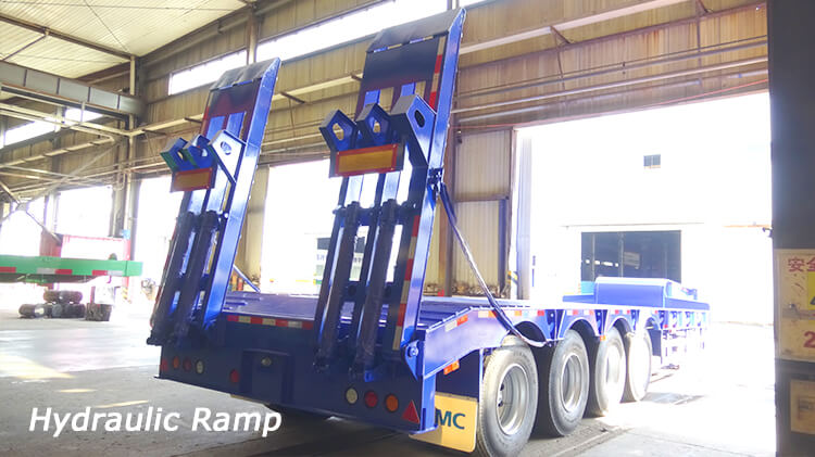 CIMC 4 Axle 80ton Low Loader Truck for Sale in Caucedo Dominican