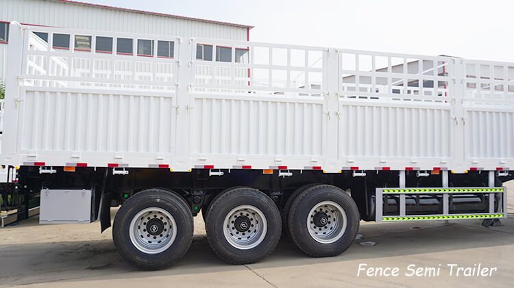 CIMC Cargo Stake Semi Trailer for Sale Price in Dominican