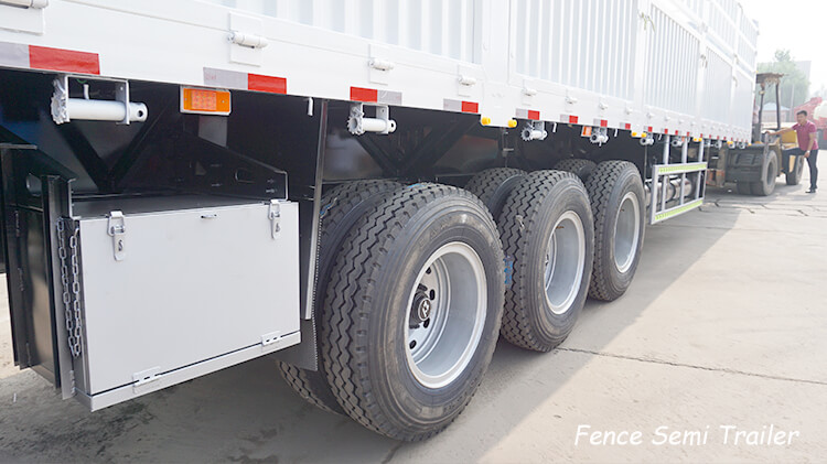 CIMC Cargo Stake Semi Trailer for Sale Price in Dominican