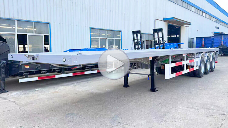 40ft Semi Truck Flatbed Trailer for Sale in Dominican Republic