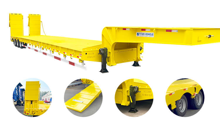 Tri Axle Low Loader Truck for Sale Price in Dominican