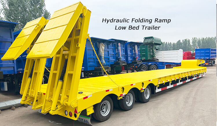 Tri Axle Low Loader Truck for Sale Price in Dominican