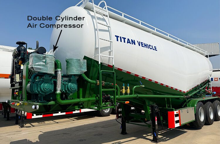 Cement Tanker Price | Bulk Cement Tank Trailer for Sale in Dominican