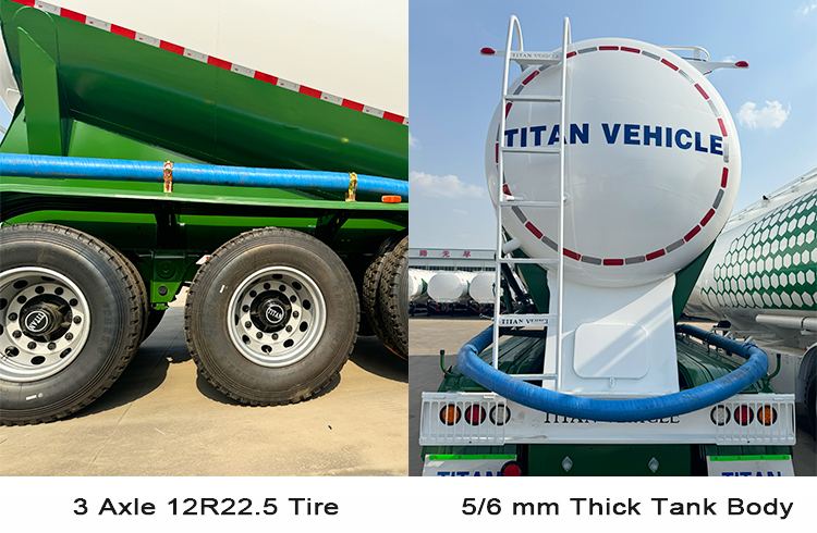 Cement Tanker Price | Bulk Cement Tank Trailer for Sale in Dominican