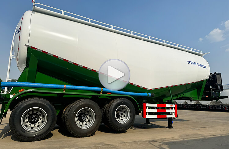 Cement Tanker Price | Bulk Cement Tank Trailer for Sale in Dominican