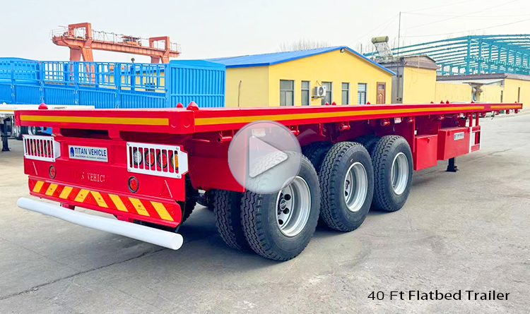 40 Foot Titan Flatbed Trailer Truck for Sale in Puerto Plata Dominican