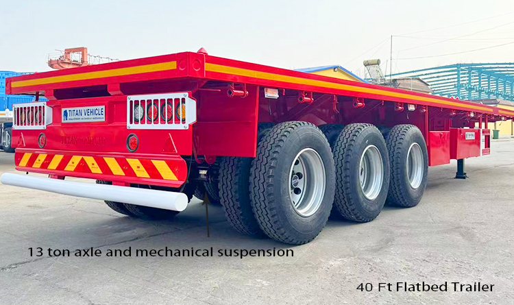 40 Foot Titan Flatbed Trailer Truck for Sale in Puerto Plata Dominican