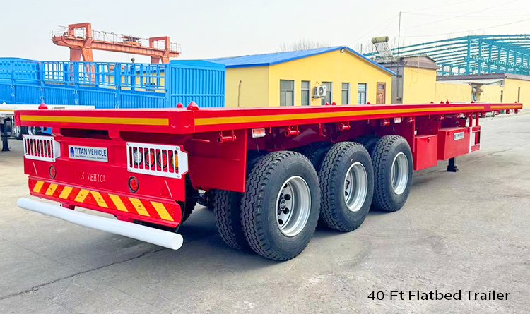 40 Foot Titan Flatbed Trailer Truck for Sale in Puerto Plata Dominican