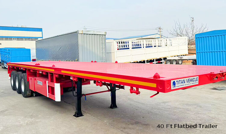 40 Foot Titan Flatbed Trailer Truck for Sale in Puerto Plata Dominican