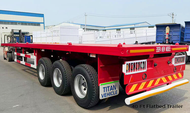 40 Foot Titan Flatbed Trailer Truck for Sale in Puerto Plata Dominican