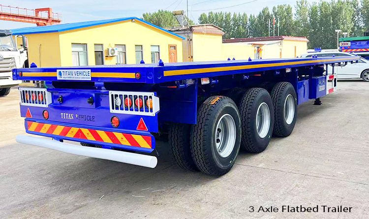 Flatbed Semi Trailer for Sale in Dominican