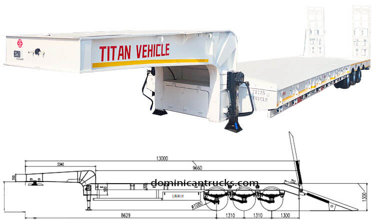 Low Loader Truck for Sale in the Republic of Dominican