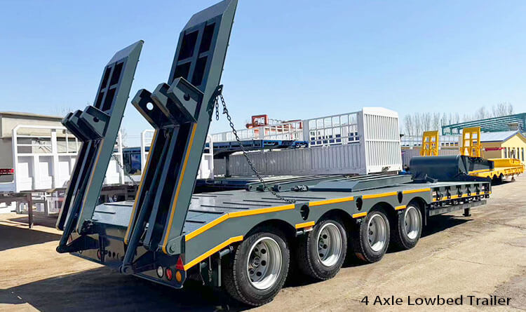 4 Axle Semi Low Loader Trailer for Sale in Puerto Plata Dominican