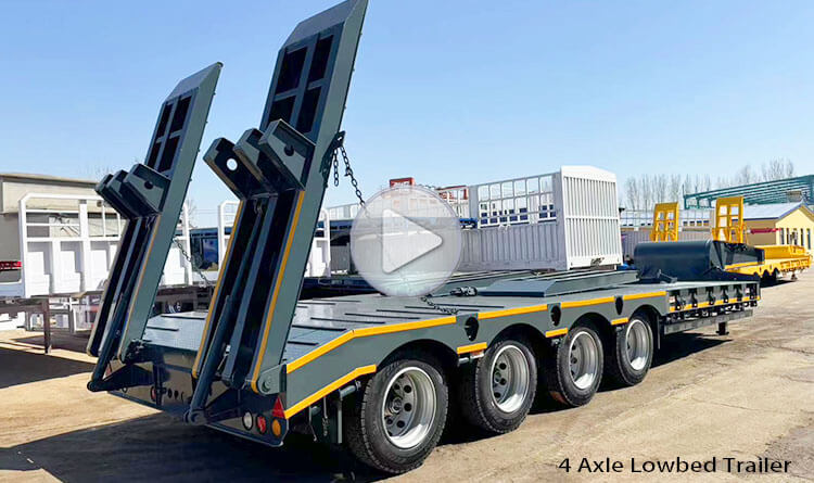 4 Axle Semi Low Loader Trailer for Sale in Puerto Plata Dominican