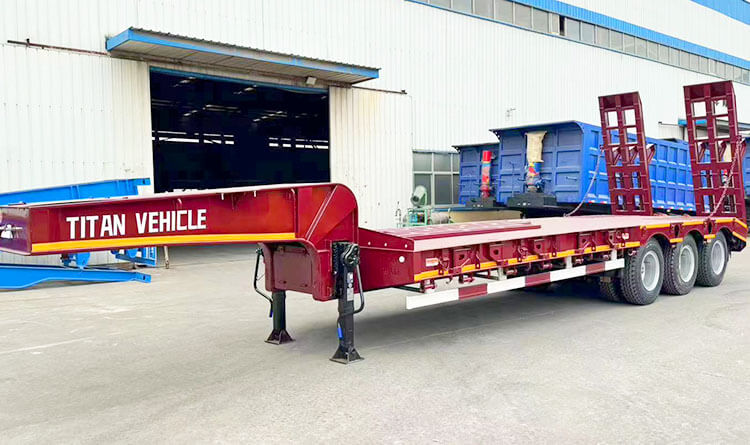 3 Axle Lowbed Trailer for Sale in the Repubilc of Dominican