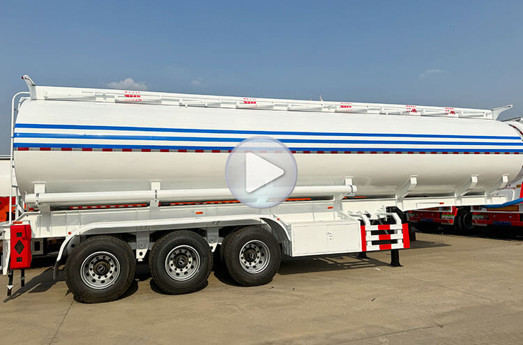 Tri Axle Diesel Tanker Trailer for Sale Price in Dominican