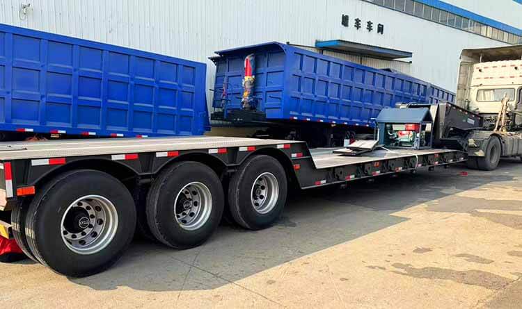 3 Axle Removable Gooseneck Lowboy Trailer for Sale in Dominican