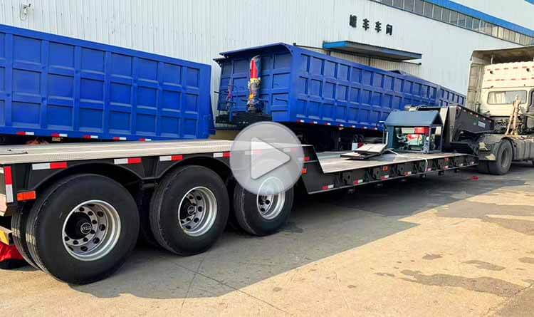 3 Axle Removable Gooseneck Lowboy Trailer for Sale in Dominican