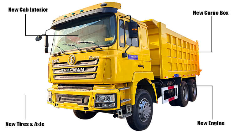 2023 Used Shacman F3000 6x4 Dump Truck for Sale in Dominican