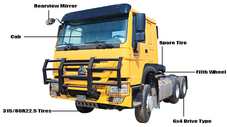 Sinotruk Howo 400 Truck Head Price in Dominican
