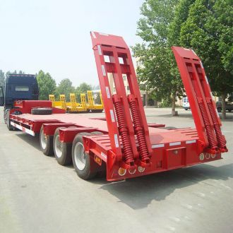 CIMC 3 Axle 60ton Low Bed Truck