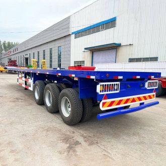 3 Axle 40ft Flatbed Truck Trailer