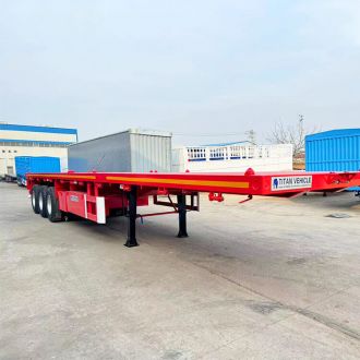 40 Foot Titan Flatbed Trailer Truck