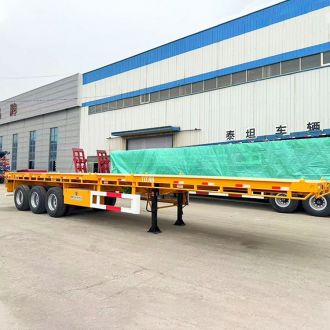 Tri Axle 40 Feet Flatbed Trailer