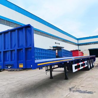 3 Axle Flatbed Truck Trailer