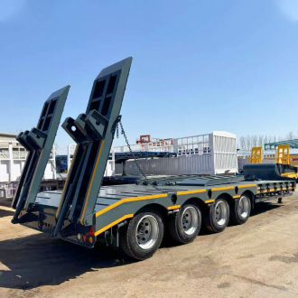 4 Axle Semi Low Loader Trailer