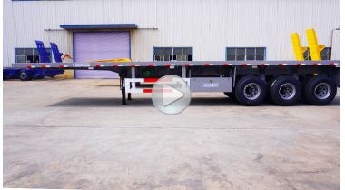 Three Axle 40ft Flat Bed Trailer