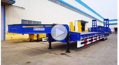 3 Axle 60 Ton Low Bed Trailer